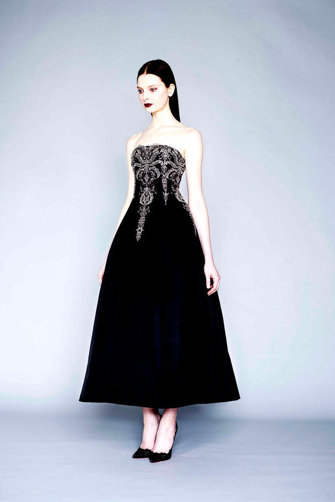 Чёрное свадебное платье — стильно, изящно, благородно, фото № 16