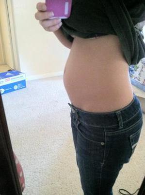 12 недель беременности размер живота