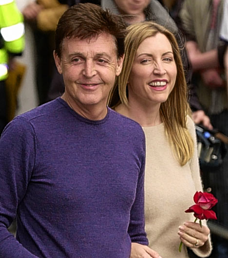 Sir Paul McCartney and Heather Mills