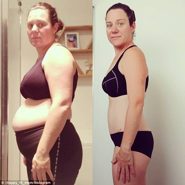 Mum-of-five Angela Martin (pictured), who at her heaviest tipped the scale at 90 kilos, has lost an incredible 25 kilos in just six months after starting her weight loss journey