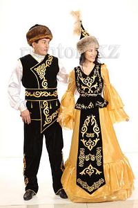 Прокат народных казахских костюмов Алтын Көйлек ( Золотое Платье) лучшее