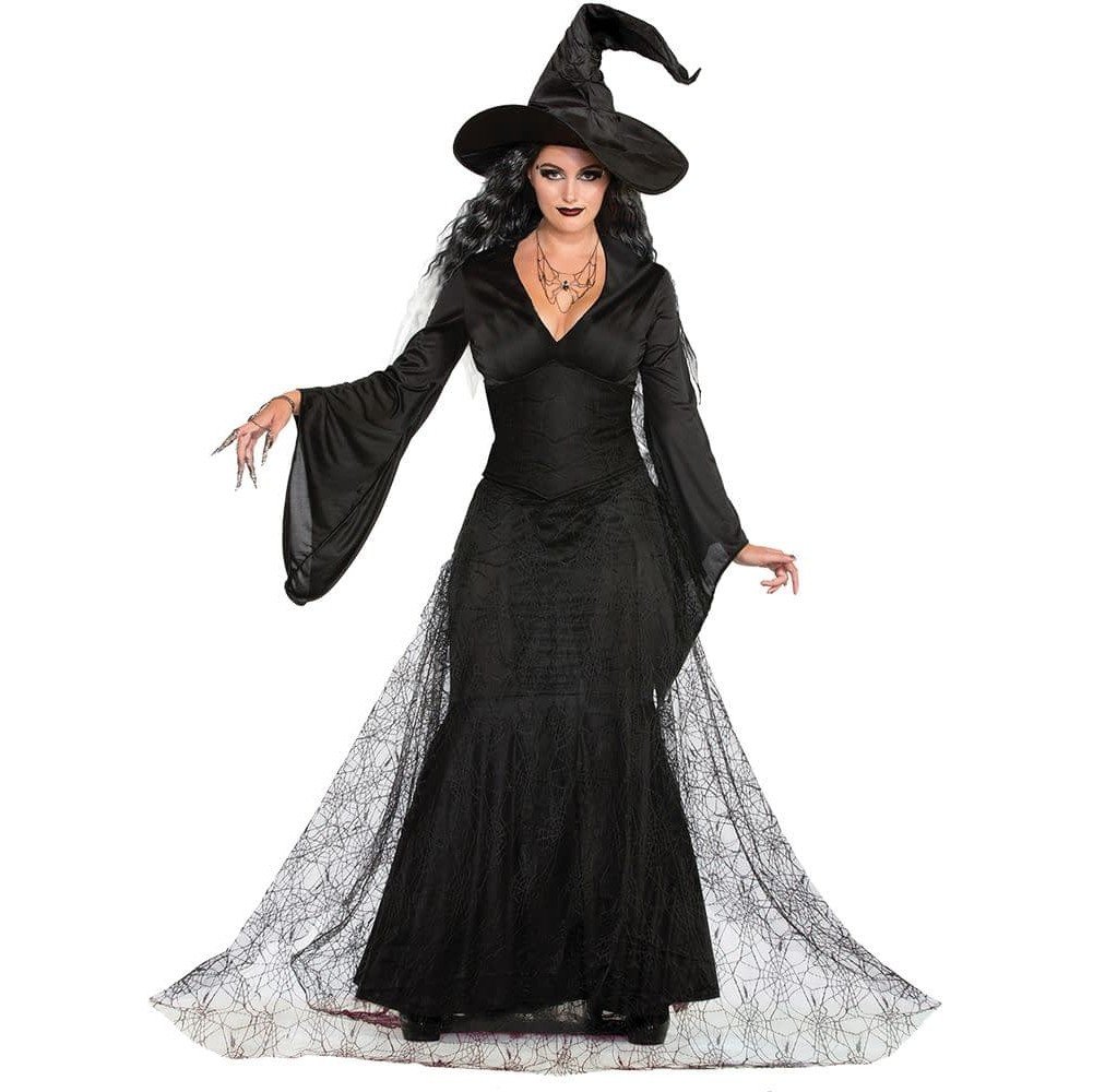 костюм ведьмы на хэллоуин с фатином